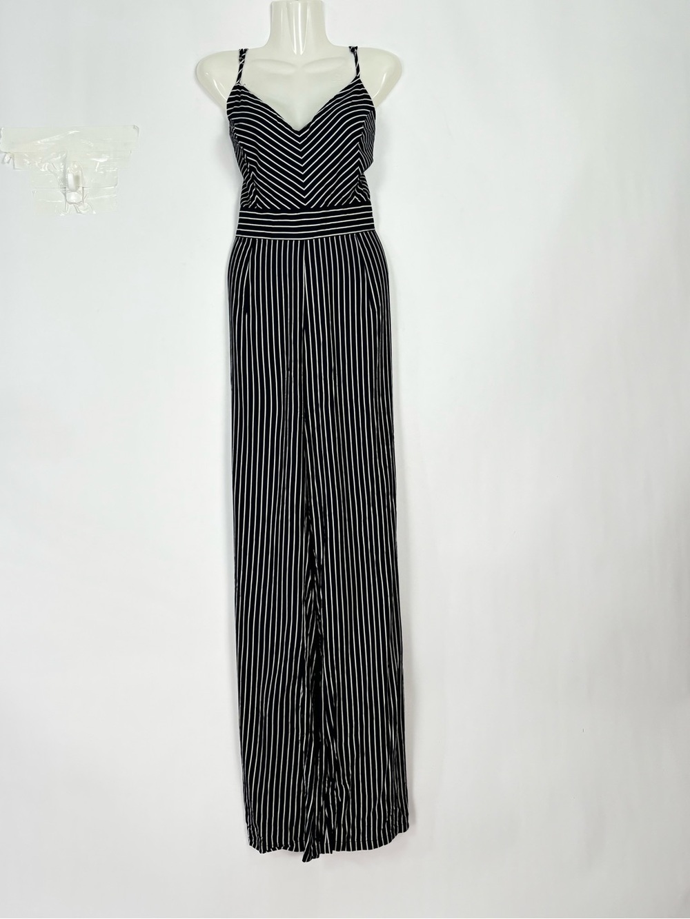 Live 4 Truth Black White Jumpsuit Pantsuit Sleeveless Sz 1X NWT